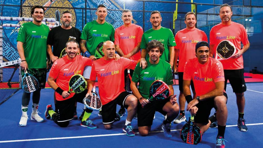 extrafoot folie padel nouveau terrain jeu des footballeurs